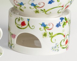 Zeige Details für Stövchen Fleurette Bild von Stövchen Fleurette