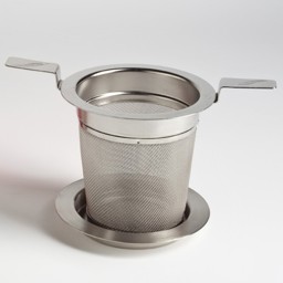 Zeige Details für Edelstahlfilter mit Doppelhenkel groß Bild von Edelstahlfilter mit Doppelhenkel groß
