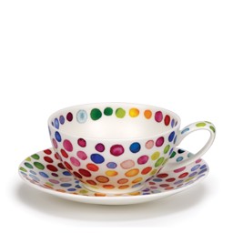 Zeige Details für Dunoon Tasse mit Untertasse Hot Spots Bild von Dunoon Tasse mit Untertasse Hot Spots