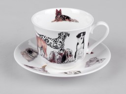 Zeige Details für Dogs Galore Hunde Roy Kirkham Teetassen Jumbo mit Untertasse  Bild von Dogs Galore Hunde Roy Kirkham Teetassen Jumbo mit Untertasse