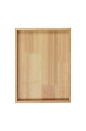 Zeige Details für Holztablett rechteckig natur hell Bild von Holztablett rechteckig natur hell