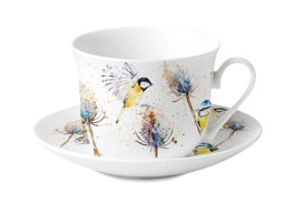 Zeige Details für Birds + Teasels Roy Kirkham Teetassen Jumbo mit Untertasse  Bild von Birds + Teasels Roy Kirkham Teetassen Jumbo mit Untertasse
