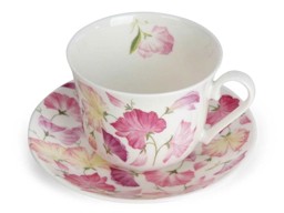 Zeige Details für Roy Kirkham Sweet Pea pink Tassen mit Untertassen Jumbo Bild von Roy Kirkham Sweet Pea pink Tassen mit Untertassen Jumbo