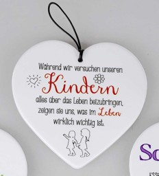 Zeige Details für Herz mit Spruch Kinder zeigen uns was im Leben wirklich wichtig ist Bild von Herz mit Spruch Kinder zeigen uns was im Leben wirklich wichtig ist
