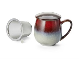 Zeige Details für Tasse Saara rot mit Deckel und Edelstahlfilter 0,35 L Bild von Tasse Saara rot mit Deckel und Edelstahlfilter 0,35 L