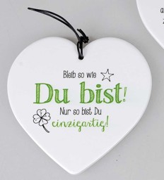 Zeige Details für Herz mit Spruch Bleib so wie du bist! Bild von Herz mit Spruch Bleib so wie du bist!