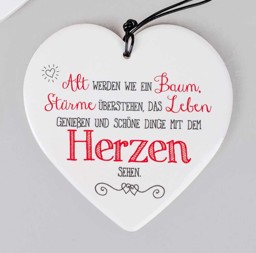 Zeige Details für Herz mit Spruch Alt werden wie ein Baum Bild von Herz mit Spruch Alt werden wie ein Baum