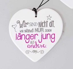 Zeige Details für Herz mit Spruch Wir sind nicht alt Bild von Herz mit Spruch Wir sind nicht alt