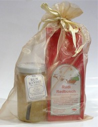 Zeige Details für Teegeschenk mit Rudi Redbusch (Rooibuschtee) Bild von Teegeschenk mit Rudi Redbusch (Rooibuschtee)