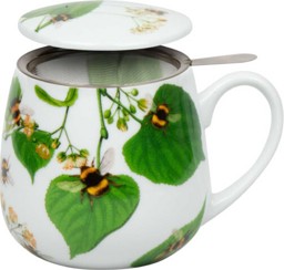 Zeige Details für Könitz Bumblebees on leave Teetasse mit Sieb und Deckel  Bild von Könitz Bumblebees on leave Teetasse mit Sieb und Deckel