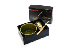 Zeige Details für MAOCI Matcha Set Matchaschale olive moosgrün Besen Löffel Bild von MAOCI Matcha Set Matchaschale olive moosgrün Besen Löffel