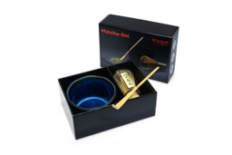 Zeige Details für MAOCI Matcha Set Matchaschale blau schwarz Besen Löffel Bild von MAOCI Matcha Set Matchaschale blau schwarz Besen Löffel