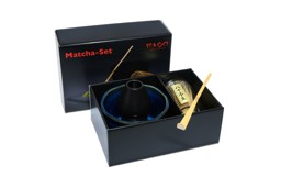 Zeige Details für MAOCI Matcha Set Premium Matchaschale blau schwarz Besen Löffel Besenhalter Bild von MAOCI Matcha Set Premium Matchaschale blau schwarz Besen Löffel Besenhalter