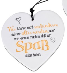 Zeige Details für Herz mit Spruch älter werden Spaß haben Bild von Herz mit Spruch älter werden Spaß haben