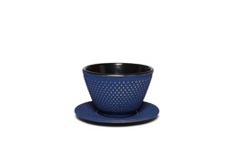 Zeige Details für maoci Teetasse Arare blau gold Gusseisen mit Untertasse 0,12 L Bild von maoci Teetasse Arare blau gold Gusseisen mit Untertasse 0,12 L