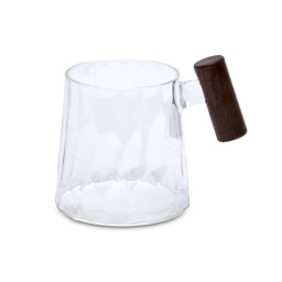 Zeige Details für tealogic Glastasse Knut mit Holzgriff  Bild von tealogic Glastasse Knut mit Holzgriff