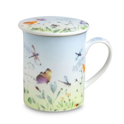 Zeige Details für tealogic Tasse Papillon Teetasse mit Sieb und Deckel Porzellan Bild von tealogic Tasse Papillon Teetasse mit Sieb und Deckel Porzellan