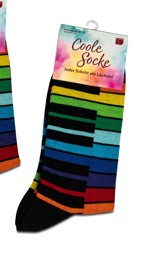 Zeige Details für formano Coole Socke Keyboard Klavier schwarze Spitze Bild von formano Coole Socke Keyboard Klavier schwarze Spitze