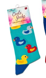 Zeige Details für formano Coole Socke Enten türkis Bild von formano Coole Socke Enten türkis