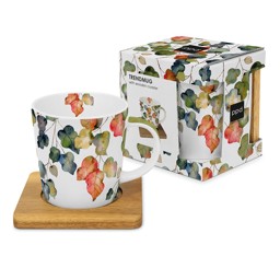 Zeige Details für PPD Tasse Bright Fall nature Porzellan mit Holzuntersetzer im Geschenkkarton Trendmug Bild von PPD Tasse Bright Fall nature Porzellan mit Holzuntersetzer im Geschenkkarton Trendmug