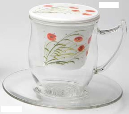 Bild von Untertasse aus Glas zu Teeglas Epsilon