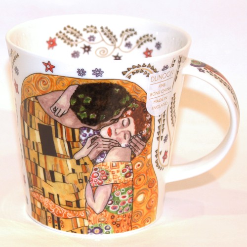 Bild von Dunoon Tasse Adoration Kuss Klimt Jumbo 