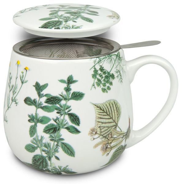Könitz My favourite tea Kräuter Teetasse mit Sieb und Deckel