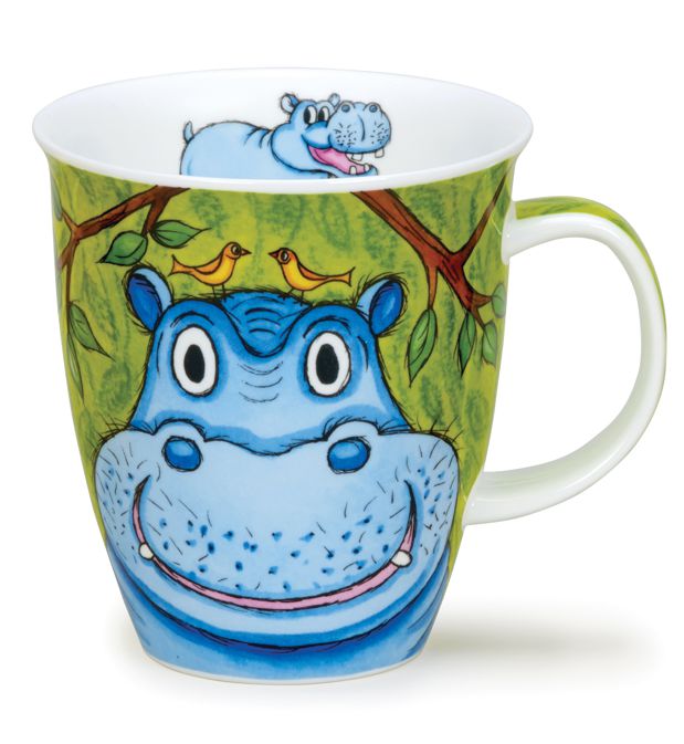 Bild von Dunoon Mug Henkelbecher Go Wild Hippo Nilpferd Nevis