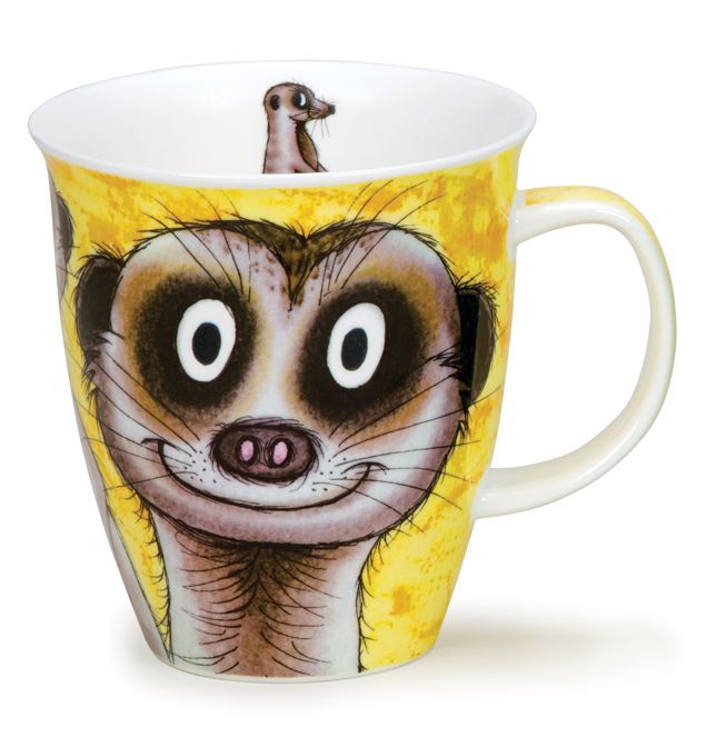 Bild von Dunoon Mug Henkelbecher Go Wild Meerkats Erdmännchen Nevis