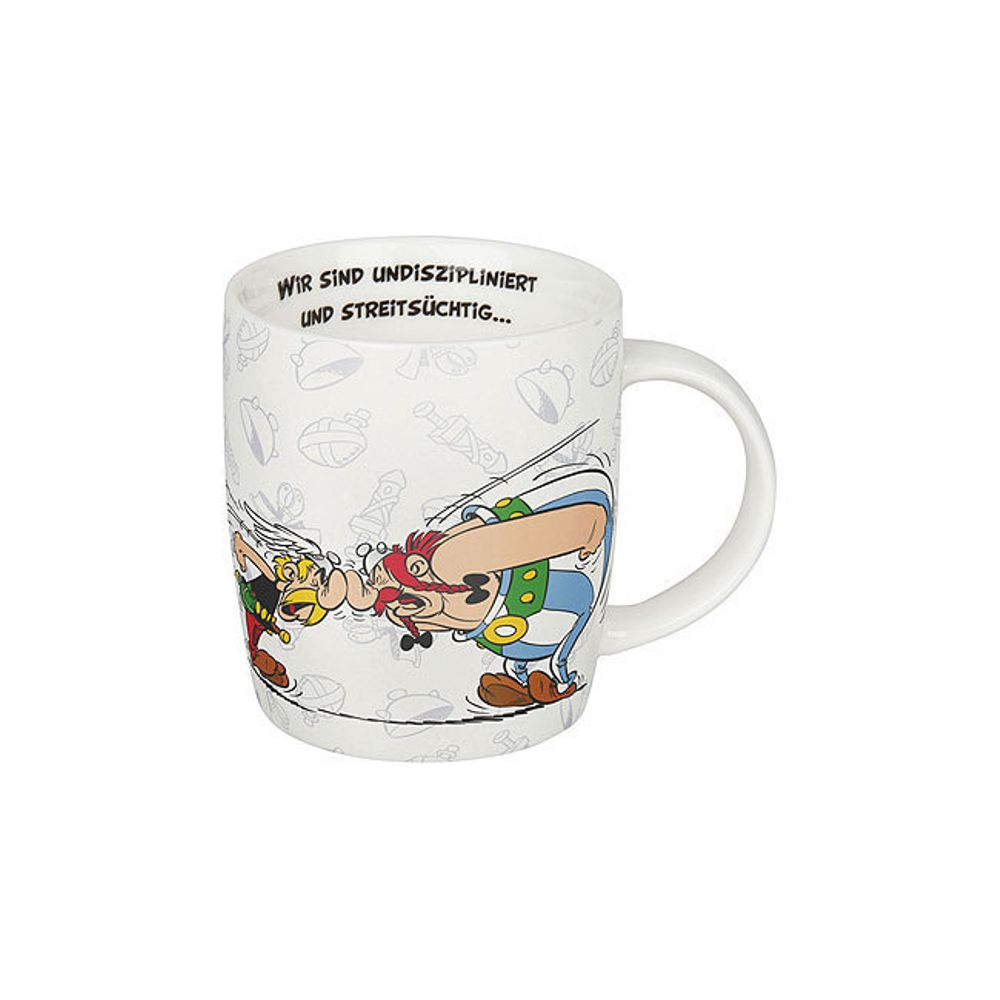Könitz Asterix Tee ist fertig Becher Tasse Kaffeebecher Teetasse Porzellan 200ml 