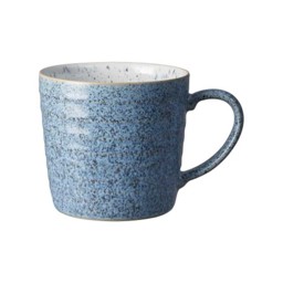 Bild von Denby Studio Blue Hellblau-Kreide Ridged Mug Henkelbecher Tasse