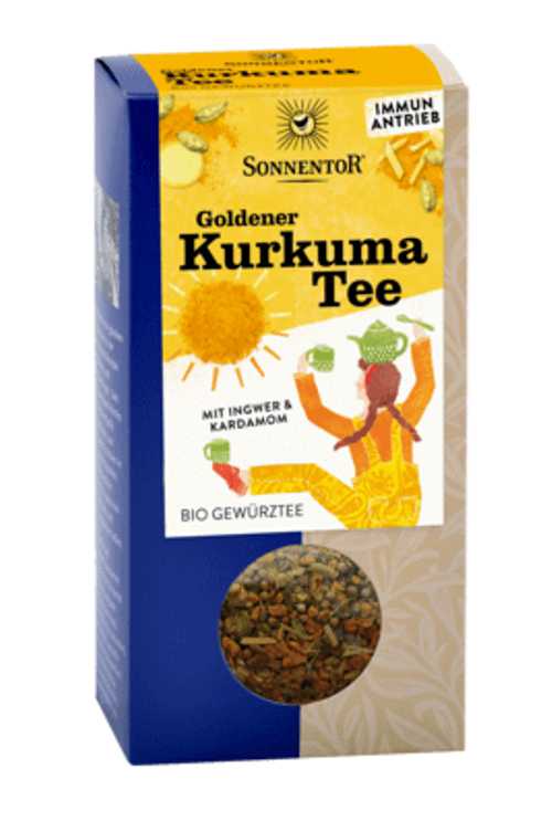 Bild von Goldener Kurkuma Tee lose bio Sonnentor