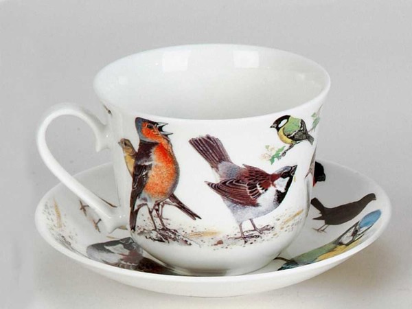 Roy Kirkham - Birds Mug - Brown and Orange - Animal Gifts 4 U Roy Kirkham - Birds Mug - Brown and Orange - Animal Gifts 4 U