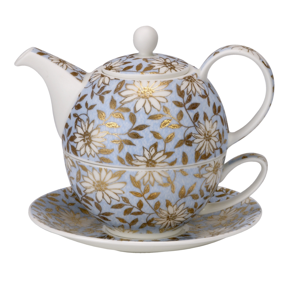 Bild von Tea For One Set Aqua Fine Bone China