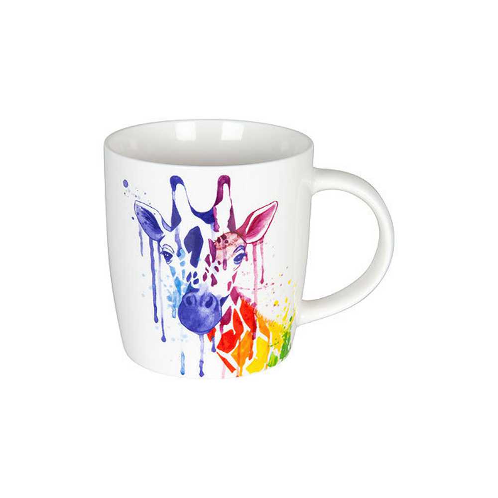 Bild von Giraffe Watercoloured Animals Teetasse Kaffeebecher Könitz