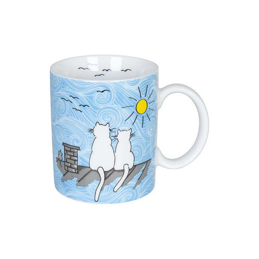 Tea 4 You Katze Bei Tag Becher Von Konitz Aus Porzellan