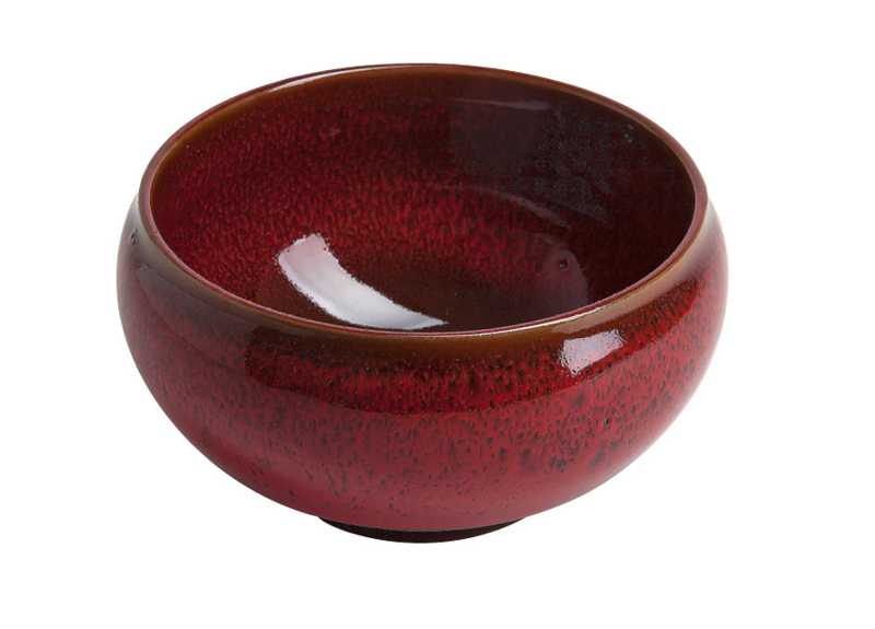 Bild von Johanna Cup Teeschale Porzellan rot