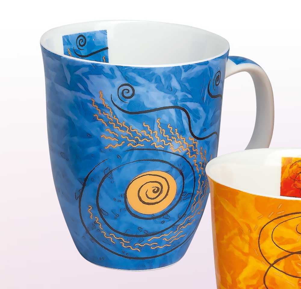 Bild von Vier Elemente Wasser Henkelbecher Tasse Porzellan
