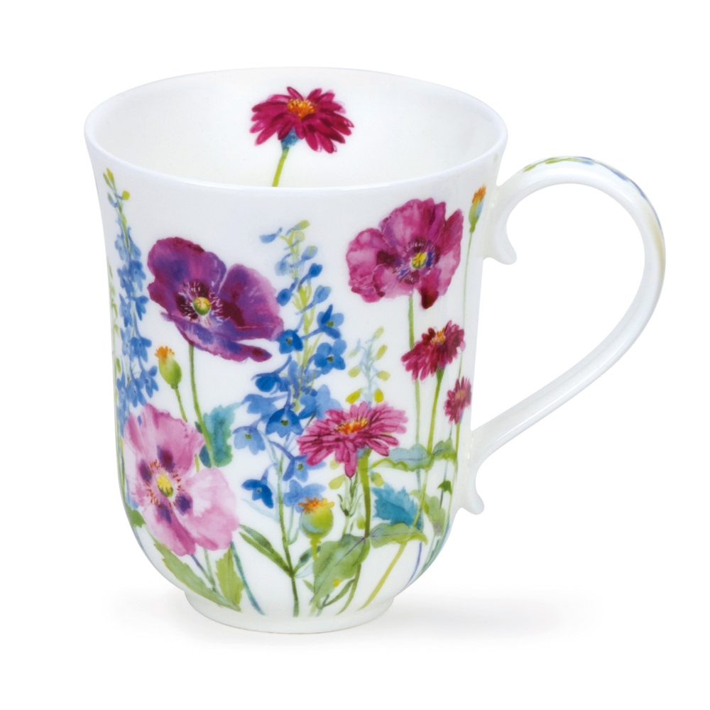 Bild von Dunoon Tasse Cottage Flowers purple lila Braemar 