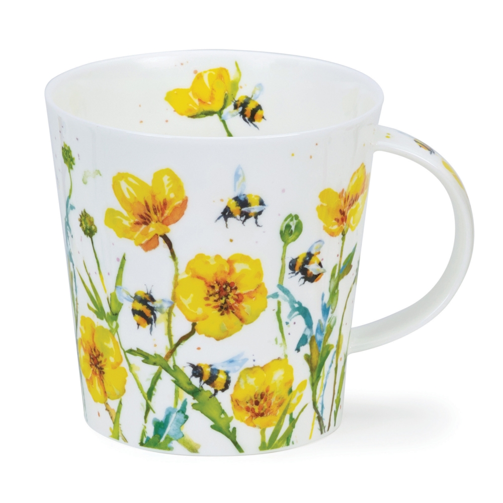 Bild von Dunoon Tasse Busy Bees Buttercup Bienen Butterblume Jumbo Cairngorm 