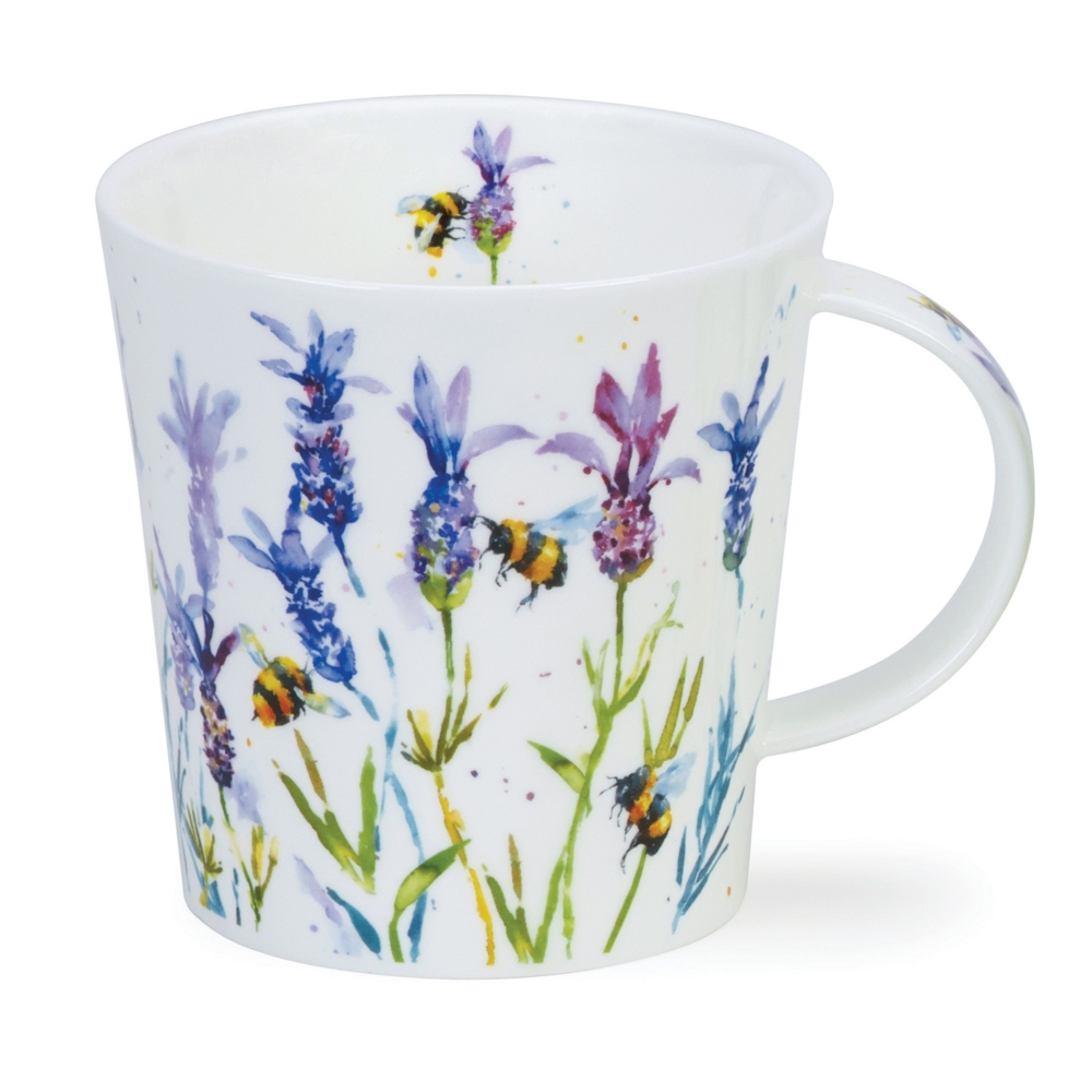 Bild von Dunoon Tasse Busy Bees Lavender Bienen Lavendel Jumbo Cairngorm 