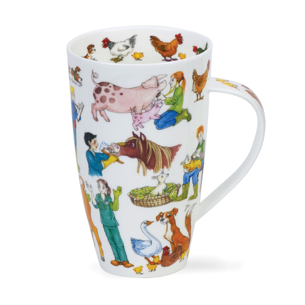 Bild von Dunoon Farmacy Bauernhof Tiere Jumbobecher Tasse Mug