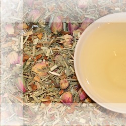 Bild von Zitrone-Rose bio Kräutertee
