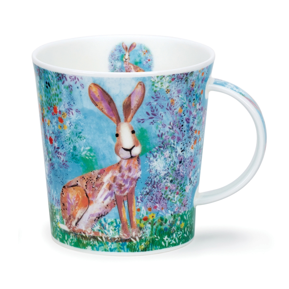 Bild von Dunoon Mystic Wood Hare Hase Tasse Lomond Fine Bone China