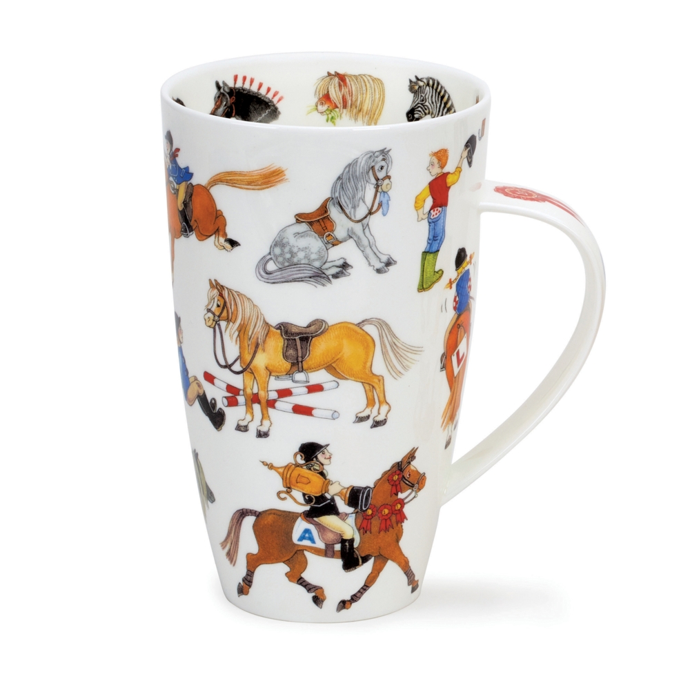 Bild von Dunoon Horseplay Pferde Jumbobecher Tasse Mug