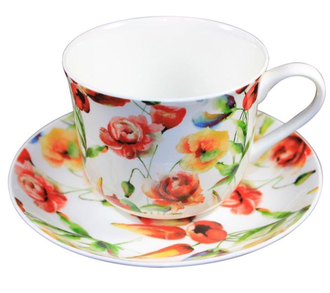 Bild von Sommergarten Jumbotasse mit Untertasse