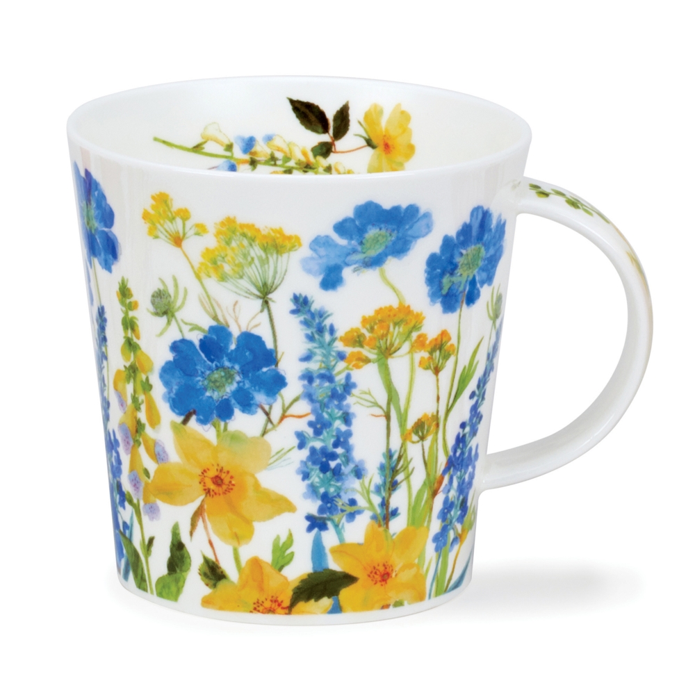 Bild von Dunoon Tasse Cottage Border blau Jumbo Cairngorm 