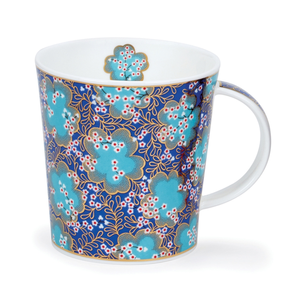 Bild von Kimono dark blue dunkelblau Dunoon Tasse Lomond Fine Bone China