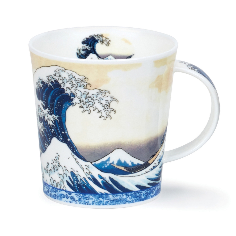 Bild von Ukiyo-E Wave Welle Dunoon Tasse Lomond Fine Bone China