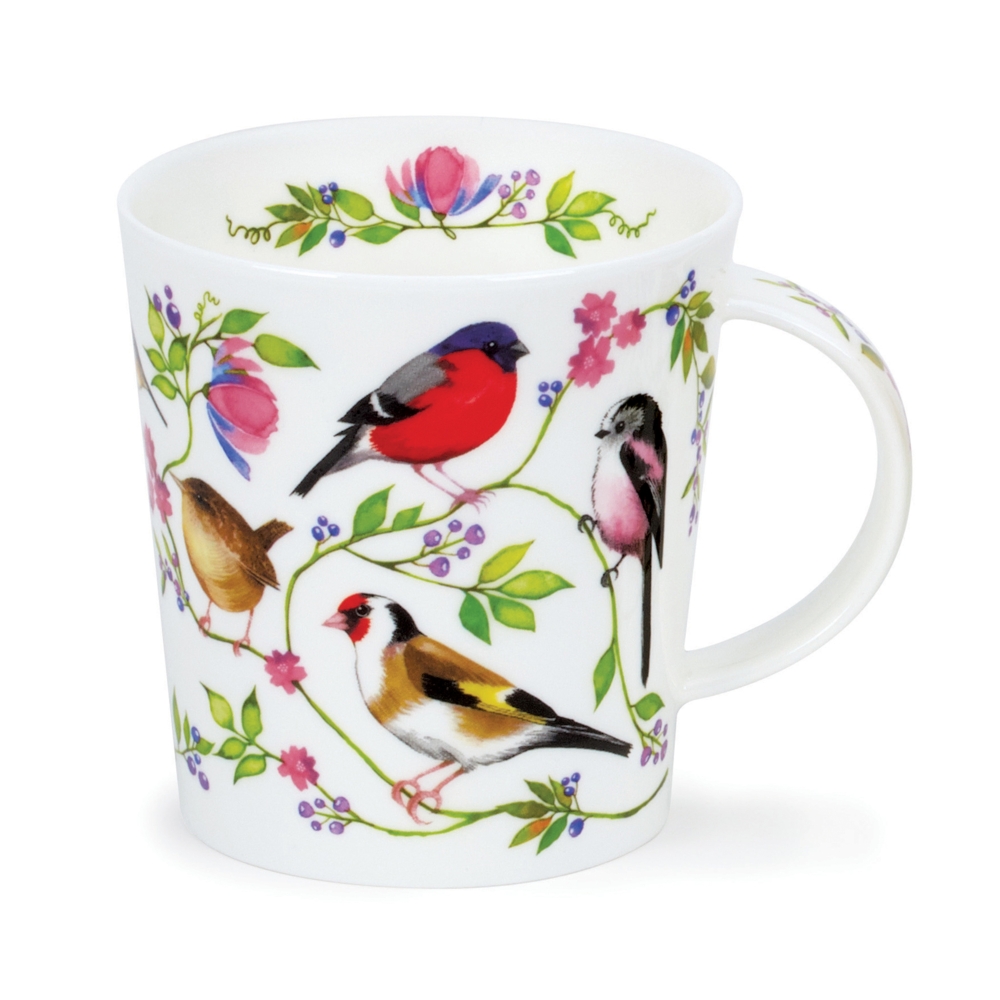 Bild von Morning Chorus Goldfinch Stieglitz Dunoon Tasse Lomond Fine Bone China